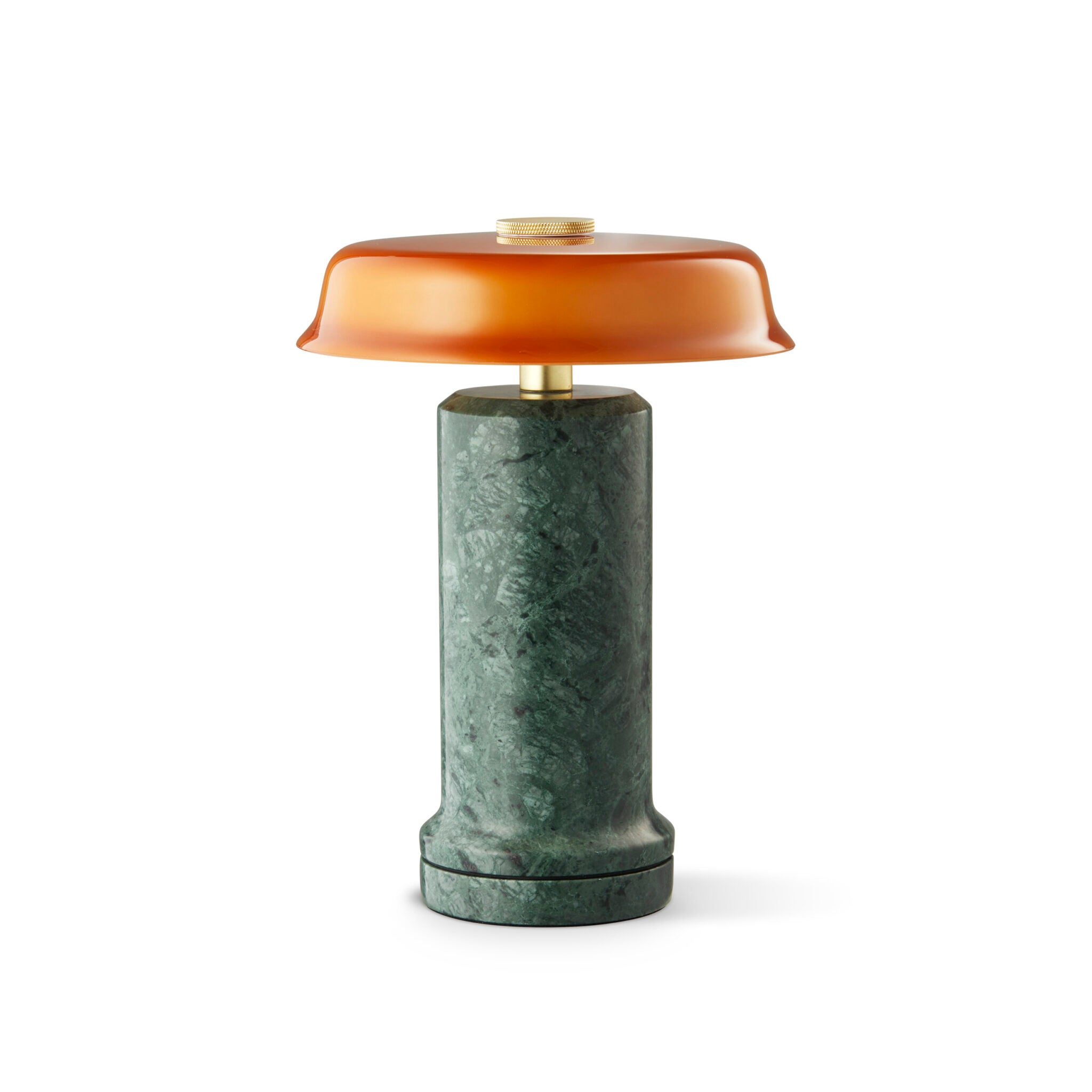 Une création unique mêlant marbre brut et verre soufflé artisanal, parfaite pour sublimer une étagère ou un meuble d’appoint.