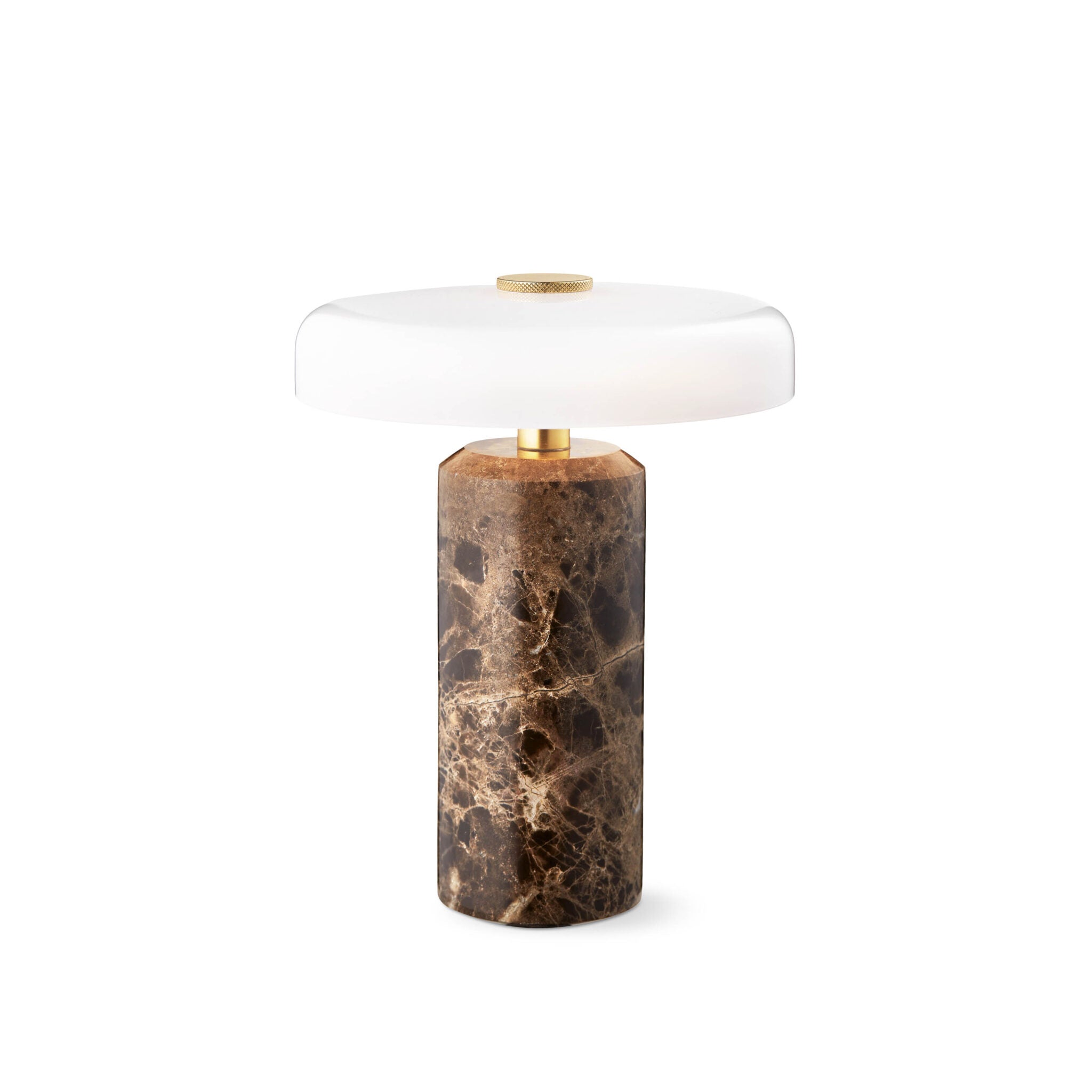 Une lampe à poser en marbre, rechargeable et artisanale, idéale pour ajouter une lumière douce et naturelle dans votre intérieur.