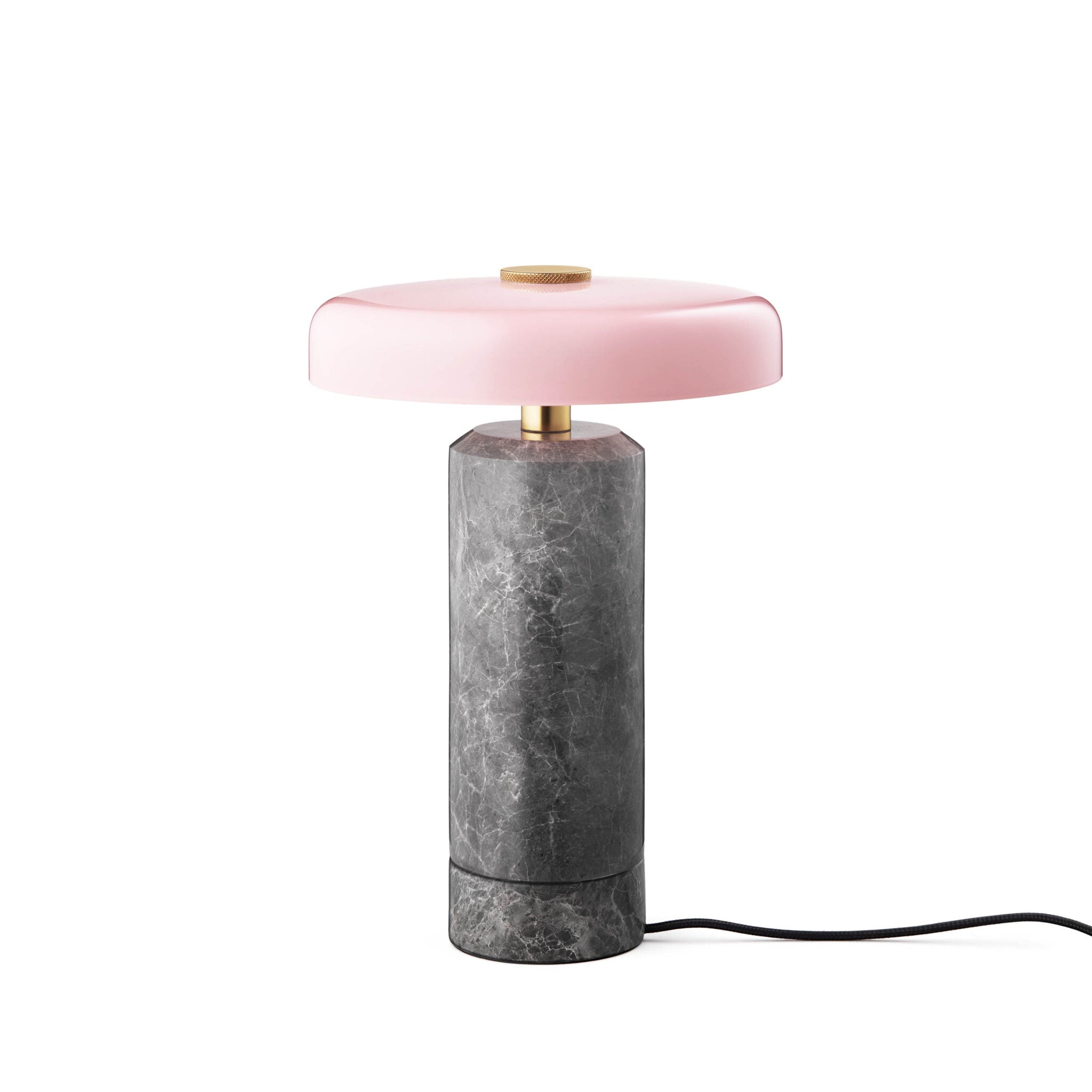 À la fois décorative et pratique, cette lampe artisanale en marbre et verre soufflé est sans fil, rechargeable et parfaite pour tous vos espaces.